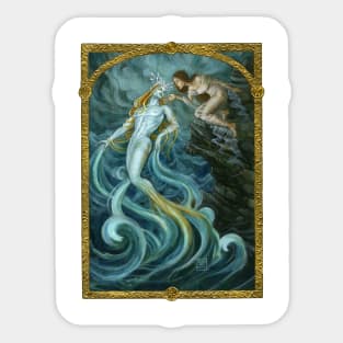 The Water Elemental and his Lover Sticker